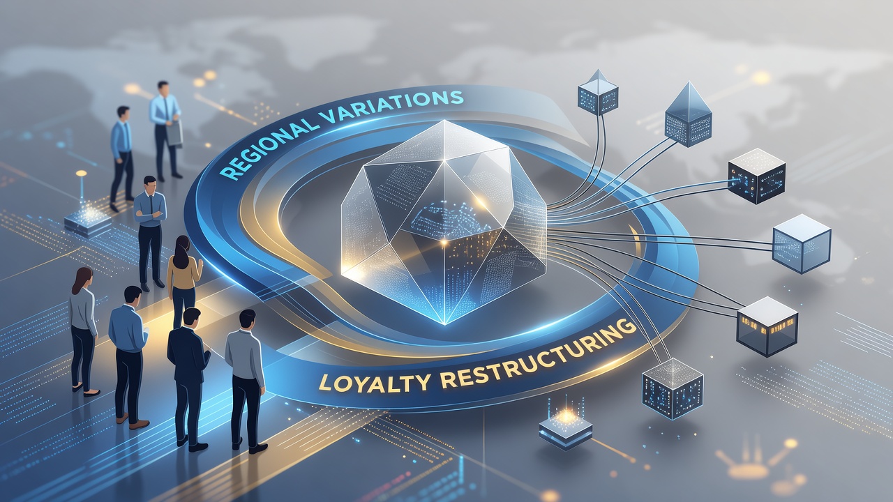 Map showing regulatory variations across US states and international regions affecting digital wagering loyalty programs in 2026