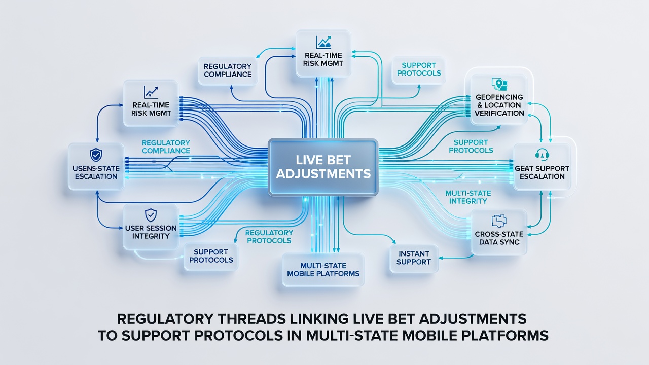 Support dashboard linking bet adjustments to regulatory compliance logs